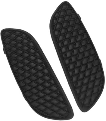 Riloer Copertura per griglia fendinebbia per paraurti auto, 1 paio di coperture per fendinebbia anteriori Compatibile con Mercedes-Benz Classe A W176 2015-2018