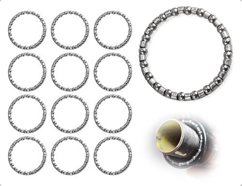AOYEGIC 12 Stück Fahrrad kugellager,Kugelring Vorderrad Käfigkugellager Steuersatz,Tretlager Schwenkkugel Bearings,Keiltretlager Lenkkugellager,Bike Accessories,für Mountainbikes(40 mm)