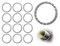 AOYEGIC 12 Stück Fahrrad kugellager,Kugelring Vorderrad Käfigkugellager Steuersatz,Tretlager Schwenkkugel Bearings,Keiltretlager Lenkkugellager,Bike Accessories,für Mountainbikes(40 mm)