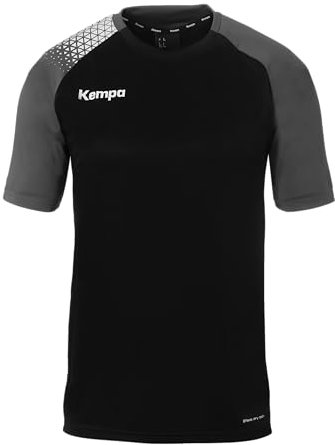 Kempa Herren Ambition 28 Shirt Trikot, Schwarz/Anthra, 164 EU