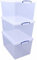 Really Useful Plastic Nestable Storage Box 83 Litre Clear (Pack of 3)