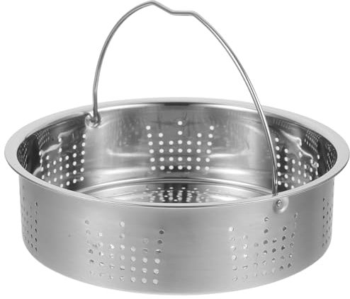 OFFSCH Cesta De Vapor Inoxidable 20cm Para Olla Arrocera Rejilla Para Cocinar Al Vapor Soporte De Acero Inoxidable Adecuado Para Verduras y Albóndigas Accesorio De Cocina Multiusos
