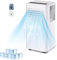 8000 BTU Portable Air Conditioner, 3-In-1 Standing AC Unit with Remote Control and Window Kit, Quiet Room Air Conditioner with Dehumidifier, Cools Up to 420 Sq. Ft. for Home Office Dorms