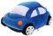 Abaodam Automodell Nachahmung Auto Plüschtier Gefüllte Puppe Wohnkultur Nachbildung Eines Autokissens Cartoon-autopuppe Kreative Puppe Pp Baumwolle Blue