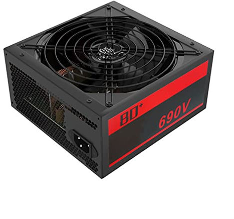 GANYUU Alimentatore per PC PSU nominale 500 W per ATX Computer Case Gaming 120 millimetri Fan 20/24PIN 12 V Desktop Source