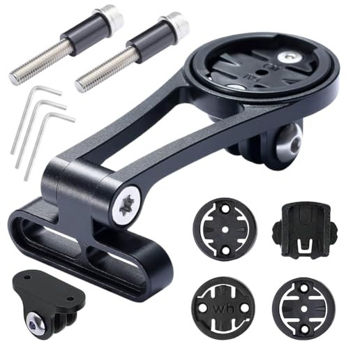 Wahoo Bicycle Computer for Road Bikes, Adjustable Road Bike Mount for Garmin Edge, Wahoo Elemnt, Bryton, Cateye, GoPro Camera and Lamp