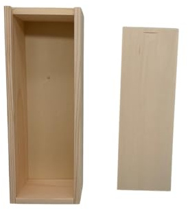 Taufkerzenkiste aus Holz (26 x 8,5 x 8,5 cm)