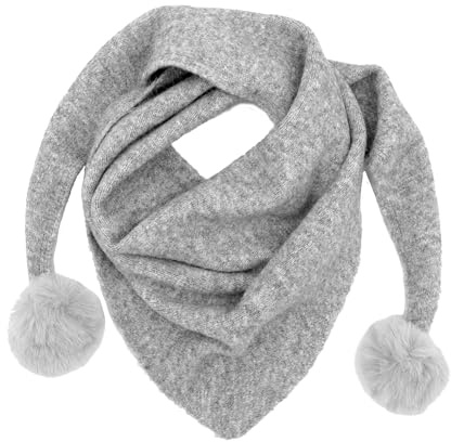 maximo MINI GIRL-Dreiecktuch, Pompons