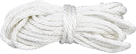 Starterseil Anwerfseil Nylon Zugstarter Seil 10 Meter Weiß für Rasenmäher Motorsäge Schneefräsen Baugeräte Hochleistungsgeräte