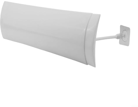 Eawfgtuw Déflecteur d'air pour climatisation réglable à 180° pour unités AC murales, déflecteur de vent rétractable de 58 à 104 cm, conduit de soufflage anti-direct en polypropylène blanc