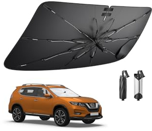 BIBIBO Compatible con Nissan Qashqai J11 2014-2021 Parasol Cubiertas Parasol Parabrisas Delantero Parabrisas Auto Parasol Qashqai J11 Accesorios