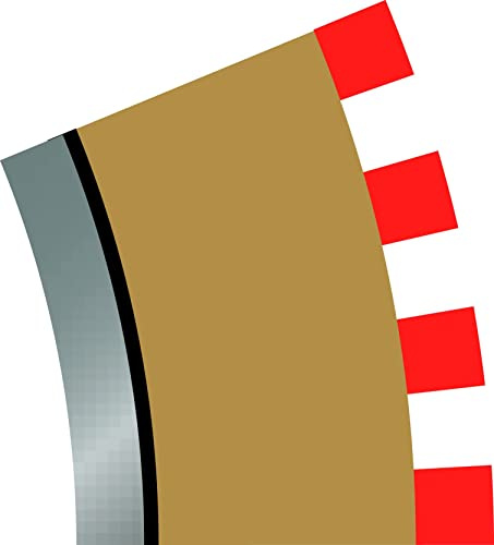 Scalextric C8280 Radius 2 Inner Border/Bar 22.5 degree 1:32 Scale Accessory | 1:32 Scale Extension for Slot Car Set, Racing Gift Ideas for Adults & Kids, Racing Game Accessories