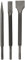 Draper 40405 Expert SDS Plus Chisel Set, 3 Pieces , Blue