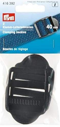 Prym Clamp Ladder Buckles KST 40 mm Black