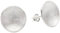 Vinani Damen Ohrstecker 925 Silber - Scheibe gebürstet aus 925 Sterling Silber - Ohrringe für Frauen OSDA
