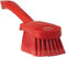 Vikan 41944 Soft/Split Bristles, Washing / Sweeping, Hand Brush, Short Handle, 270mm (Red)