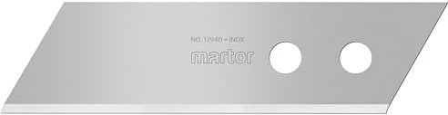 MARTOR 10x Styroporklinge 17,7 mm, biegsam, Stahl, 1-fach, Cuttermesser | Doppel-Facette, biegsam, für SECUNORM 380/540 & SECUBASE 383, Handwerk & Bau, No. 17940.60
