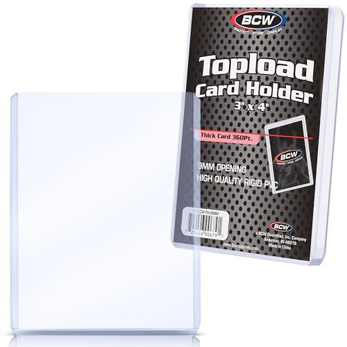 BCW Topload 3x4 7,5 x 10 cm (Thick Cards 360 pt.)