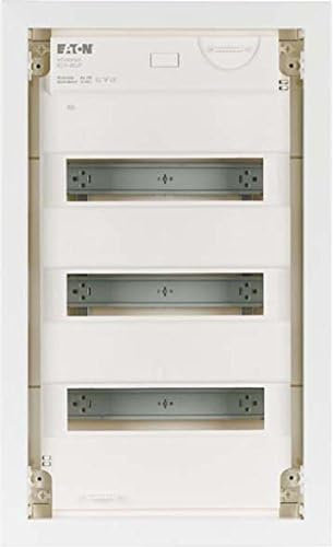 Eaton 178818 Unterputz-Kleinverteiler, 3-reihig, Stahlblechtür flach