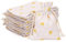 G2PLUS Jutesäckchen 20 Stück Kleine Leinensäckchen-9x12 cm Leinen-Säckchen-Taschen Schmuckbeutel mit Kordelzug lavendel beutel für Schmuck DIY Handwerk Hochzeit Party Weihnachte