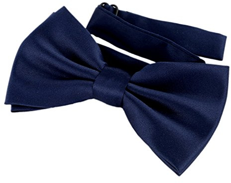 DonDon Fliege Schleife Dunkelblau bereits gebunden verstellbar