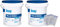 2er Set Knauf Fill & Finish light à 20kg - Allzweckspachtelmasse - im Set inkl. 2 Stück DEWEPRO® Single Scrubs Reinigungstücher