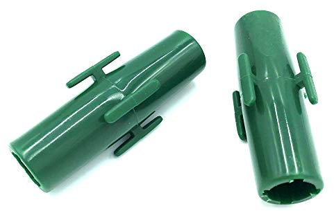 GardenSkill Plant Stake Connectors - Attach Garden Tubes to Build Fruit Cages Netting Covers Plant Supports (11mm dia, Pack 10)