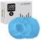 Geekria 100 Pairs Disposable Headphones Ear Cover for On-Ear Headset Earcup, Stretchable Sanitary Ear Pads Cover, Hygienic Ear Cushion Protector (S/Blue)