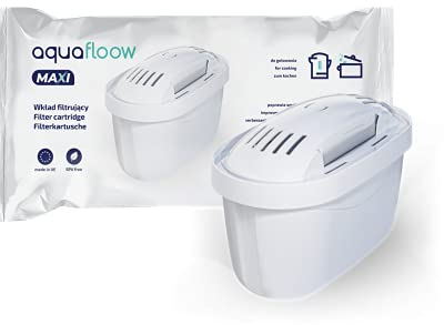 Wasserfilter Kartuschen Aquafloow Kompatibel mit BRITA Maxtra+ Filter, Britta Wasserfilter Kartuschen, 4er Pack