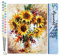 Figured'Art Peinture par Numéro Adulte Jolis Tournesols - Activité Manuelle Kit de Loisir Créatif DIY Numéro d'Art Complet - 40x50cm sans châssis en bois