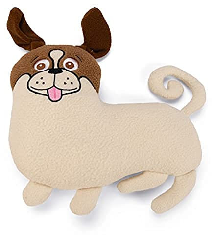 Karlie Hundespielzeug Plüschhunde L: 25 cm weiss-braun Luka