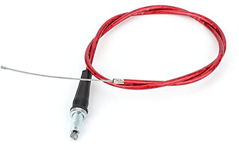 Cavo Acceleratore a Gas Rosso da 38,98 Pollici Filo di Acciaio PVC Per Moto da Cross Pit Dirt Bike