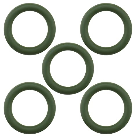 VGOL 5 Stück Ölmessstab Führungsrohr O-Ring Ersatz 11437794698 kompatibel mit 1 Serie 3 X3 Z4 E87 E46 E90 E83 E85 O-Ring Dichtung