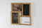 Wackadoo Bilderrahmen Collage 10x15 cm Eiche Optik für 4 Fotos Collagerahmen Bilderrahmen aus FSC Holz, Fotorahmen Collage mehrere Bilder, Familie