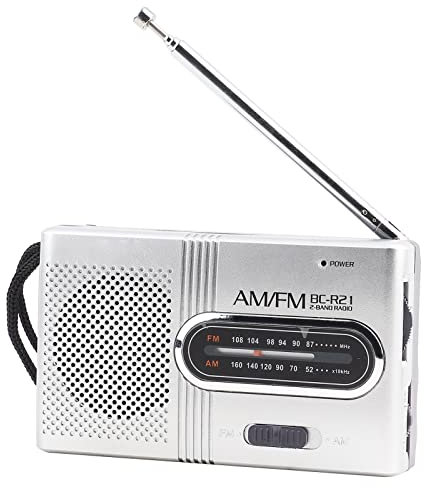 Mini Radio, Mini Radio AM/FM Portátil Universal, Reproductor de Música Receptor de Altavoces Estéreo para Uso Doméstico para Regalo de Padres