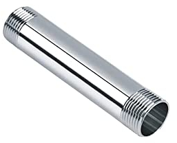 1 Stück Edelstahl-Rohrverschraubung, Männliche Gewinderohranschluss für Luftrohr, Wasserrohr, Kraftstoffrohr (DN20 3/4 300 mm)