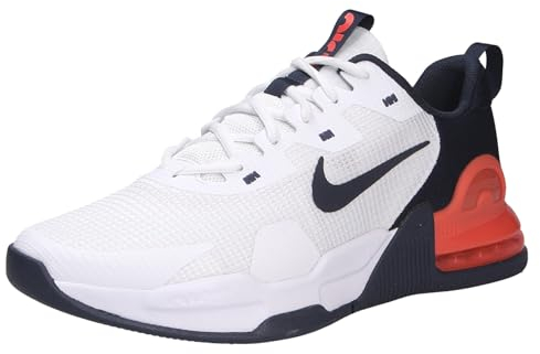Nike Herren Air Max Alpha Trainer 5 Schuhe, Weiß Schwarz Orange, 46 EU