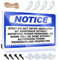 Accessoires de chambre pour adolescents garçons Notice Stop Do Not Enter Absolutely No Admittance Plaque en étain Panneaux de piscine et décoration d'extérieur (Taille : 20 x 30 cm)