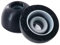 TENNMAK 2 Layers Memory Foam & Silicone Ear Tips Replacement for Sennheiser MOMENTUM 3 & Edifier NeoBuds S/Pro/Pro 2 Earbuds - Black