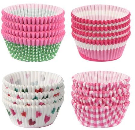 400 Pezzi di Pirottini per Muffin in Carta - Colorati Stampi per Cupcake per Cucina, Dolci, Feste, Pirottini per Muffin - per Compleanni e Matrimoni