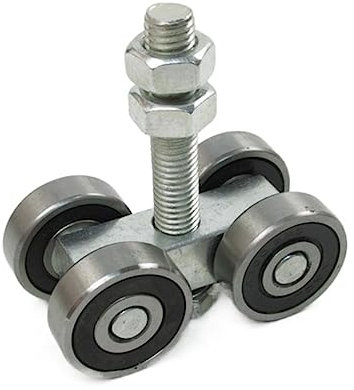 Heavy-duty sliding door hanging wheel Industrial warehouse plant sliding doors Orbital track Bearing 300-400KG Hanging pulley 2Pcs