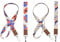 FZSECRIU Schlüsselband，Lanyard，Schlüsselanhänger band，Handyband，Schlüsselband kurz，schlüsselband lang，lanyard schlüsselband (Geometrische Muster)