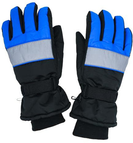 cyanthor - Die warme Winter Handschuhe für Radfahren, Skifahren & Outdoor Aktivitäten, Wasserabweisend, Winddicht, Kältedicht mit Anti-Rutsch-Griff und reflektierenden Streifen, für Herren