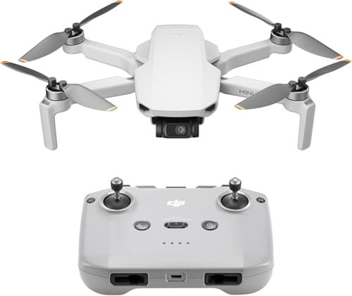 DJI Mini 4k, dron con cámara 4k UHD, menos de 249 g, estabilización en 3 ejes, transmisión de vídeo a 10 km, regreso automático, 1 batería para un tiempo máx. de vuelo de 31 min, Mini 2SE 4K, C0