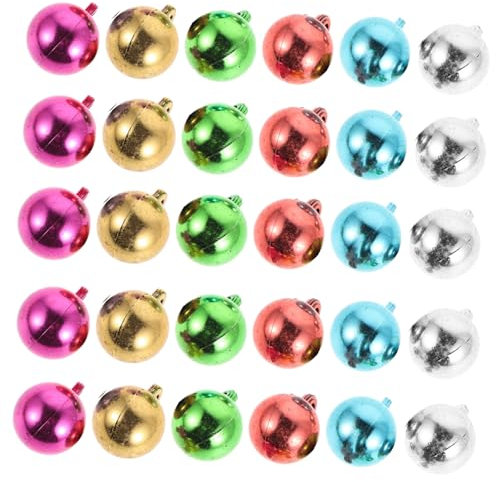 Tofficu 100stücke Bunte Kunststoffperlen Für Weihnachtsschmuck Abstandshalter Für Armbänder Diy-bastelprojekte Und Schmuckherstellung Groß Miniatur Winzig