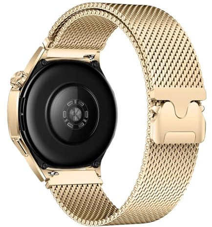 KAPPDE Cinturino magnetico milanese 18mm 22mm 20mm per Samsung Galaxy Watch 7 6 5 4 44mm 40mm 6 Cinturini classici per bracciale in acciaio inossidabile con cinturino da 47mm(Gold,18mm)