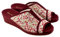 GARZON - Zapatillas de casa con cuña y elástico Central 067798 Lona Mujer Color: Burdeos Talla: 39