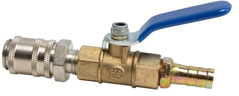 Stahlmaxx Kugelhahn Schnellkupplung für Befüll Adapter ATF Getriebeöl | für 10mm Schlauch