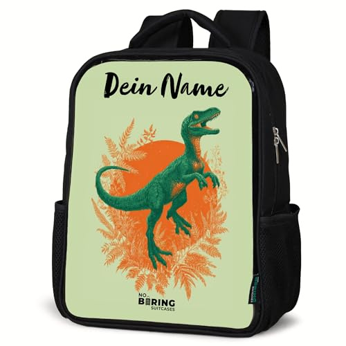 NoBoringSuitcases© Rucksack Kinder 8L Wanderrucksack leichter Kinderrucksack Schwarz Tagesrucksack Kindergarten Backpack Büchertasche Schulrucksack Schule Klasse Farbenfroh Klein Rucksäcke Bunt