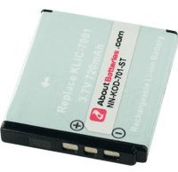 AboutBatteries Batterie Type Kodak KLIC-7001, 3.7V, 700mAh, Li-ION